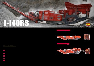 Concasseurs mobiles Terex-Finlay I 140 RS