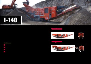 Concasseurs mobiles Terex-Finlay I 140