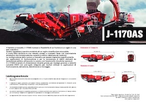 Concasseurs mobiles Terex-Finlay J 1170 AS