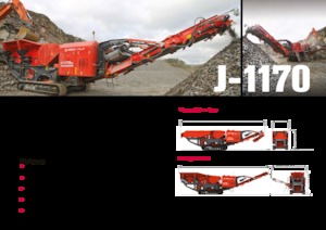 Concasseurs mobiles Terex-Finlay J 1170