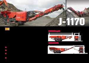 Concasseurs mobiles Terex-Finlay J 1170