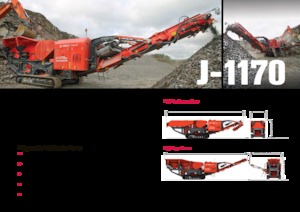 Concasseurs mobiles Terex-Finlay J 1170