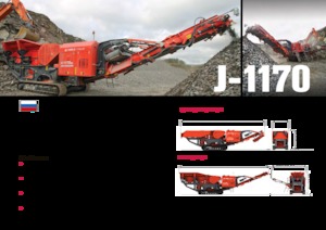 Concasseurs mobiles Terex-Finlay J 1170