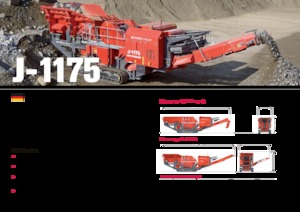 Concasseurs mobiles Terex-Finlay J 1175