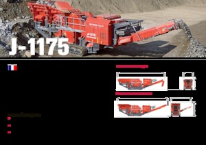Concasseurs mobiles Terex-Finlay J 1175