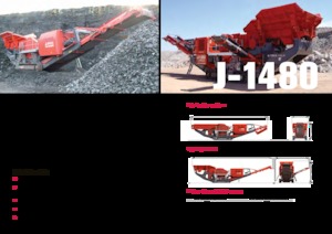 Concasseurs mobiles Terex-Finlay J 1480