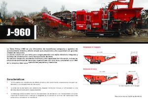 Concasseurs mobiles Terex-Finlay J 960