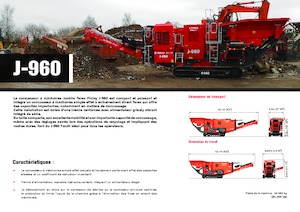 Concasseurs mobiles Terex-Finlay J 960