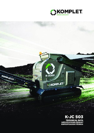 Concasseurs mobiles Komplet K-JC 503