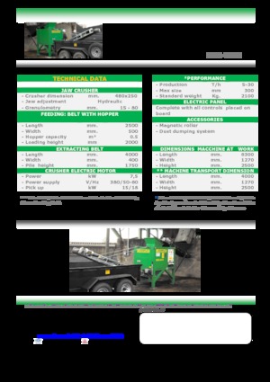 Concasseurs mobiles Komplet LEM 4825
