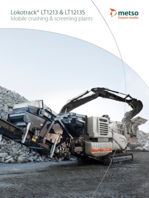 Concasseurs mobiles Metso Lokotrack LT 1213