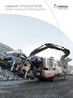 Concasseurs mobiles Metso Lokotrack LT 1213 S