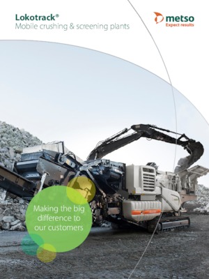 Concasseurs mobiles Metso Lokotrack LT 1620 E