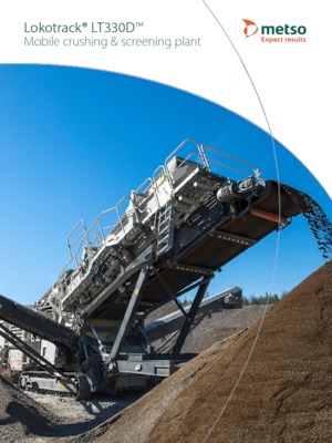 Concasseurs mobiles Metso Lokotrack LT 330 D