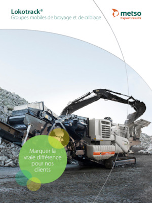 Concasseurs mobiles Metso Lokotrack LT1213E