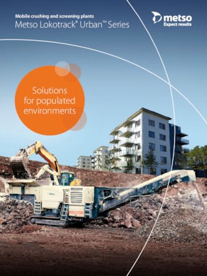Concasseurs mobiles Metso Lokotrack Urban LT 130 E