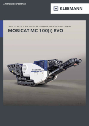 Concasseurs mobiles Kleemann MC 100 EVO