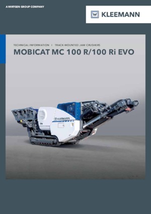 Concasseurs mobiles Kleemann MC 100 R EVO