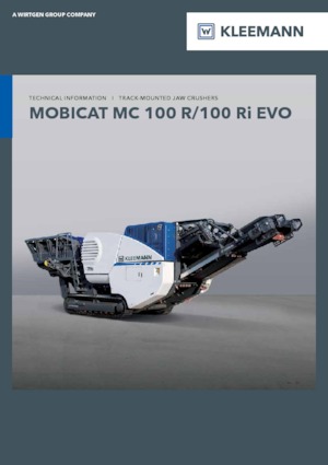 Concasseurs mobiles Kleemann MC 100 R