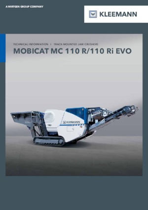 Concasseurs mobiles Kleemann MC 110 R EVO