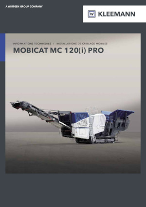 Concasseurs mobiles Kleemann MC 120(i) PRO