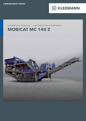 Concasseurs mobiles Kleemann MC 140 Z