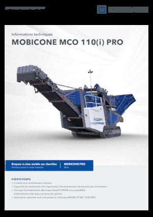 Concasseurs mobiles Kleemann MCO 110 PRO