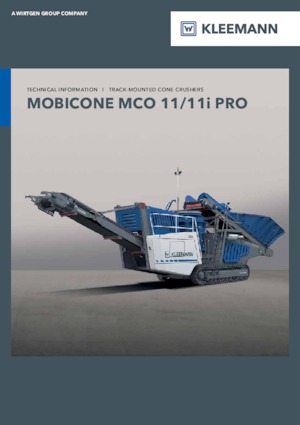 Concasseurs mobiles Kleemann MCO 11i PRO