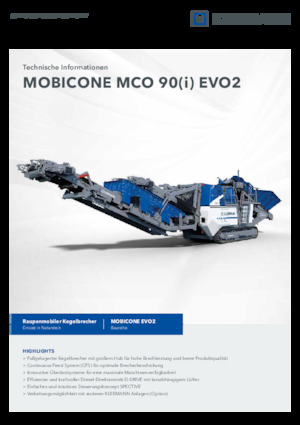 Concasseurs mobiles Kleemann MCO 90 EVO2