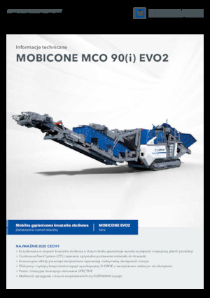 Concasseurs mobiles Kleemann MCO 90 EVO2