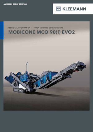 Concasseurs mobiles Kleemann MCO 90i EVO2