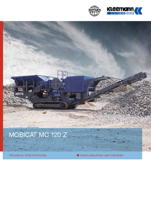 Concasseurs mobiles Kleemann MC 120 Z