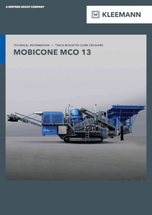 Concasseurs mobiles Kleemann MCO 13