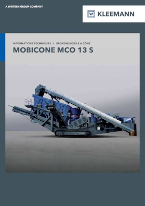 Concasseurs mobiles Kleemann MCO 13 S