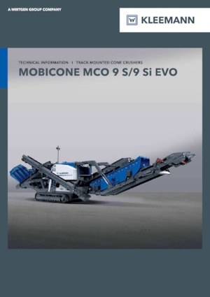 Concasseurs mobiles Kleemann MCO 9 S