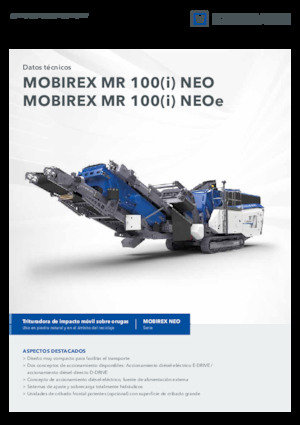 Concasseurs mobiles Kleemann MR 100i NEO