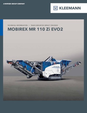 Concasseurs mobiles Kleemann MR 110 Zi EVO2