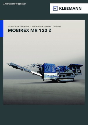Concasseurs mobiles Kleemann MR 122 Zi
