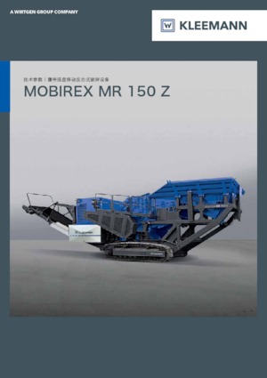 Concasseurs mobiles Kleemann MR 150 Z