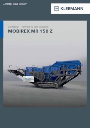 Concasseurs mobiles Kleemann MR 150 Z