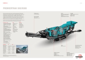 Concasseurs mobiles Powerscreen PREMIERTRAK R300