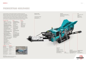 Concasseurs mobiles Powerscreen PREMIERTRAK 400X