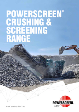 Installation de criblage mobile Powerscreen Titan 2300