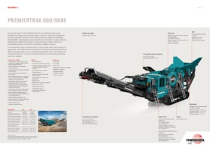 Concasseurs mobiles Powerscreen PREMIERTRAK 600E