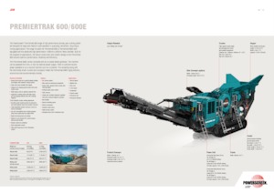 Concasseurs mobiles Powerscreen PREMIERTRAK 600E