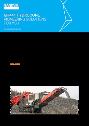 Concasseurs mobiles Sandvik QH 441