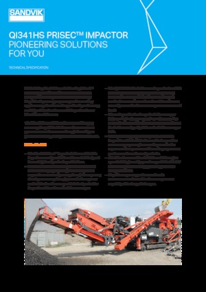 Concasseurs mobiles Sandvik QI341 HS