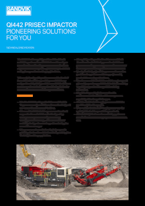 Concasseurs mobiles Sandvik QI442