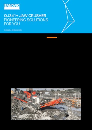 Concasseurs mobiles Sandvik QJ341+