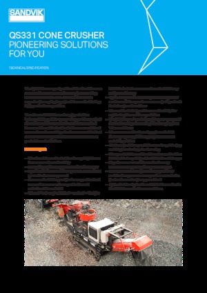 Concasseurs mobiles Sandvik QS331 HS